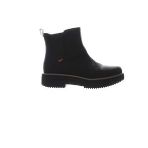 Black Women's Chelsea Boot with Lug Sole